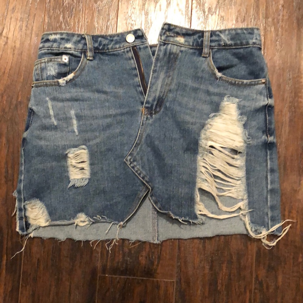 Denim skirt